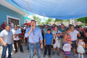 Inicia construcción de techos firmes en colonia Francisco I. Madero.