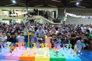 Festival del Día del Niño en Chemax.